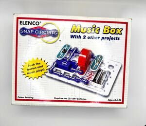 Elenco Snap Circuit Music Box STEM Classroom Homeschool Science Project Kit